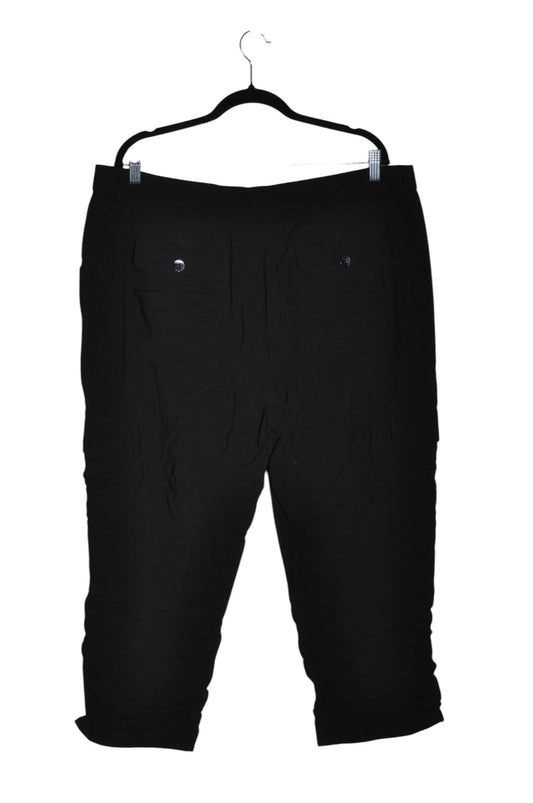 SPANNER Women Capri Pants Regular fit in Black - 18 - Velora