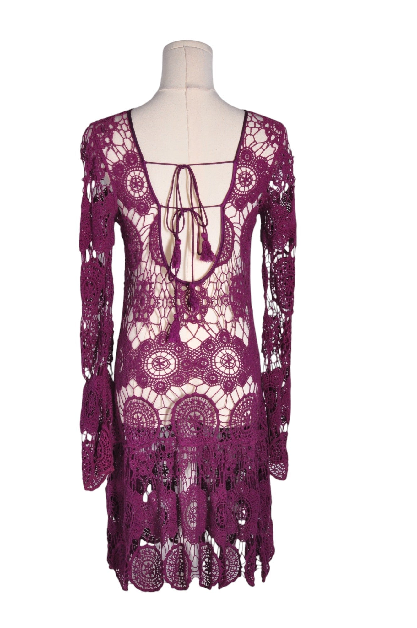 FREE PEOPLE Women Drop Waist Dresses Regular fit in Purple - XS - Velora