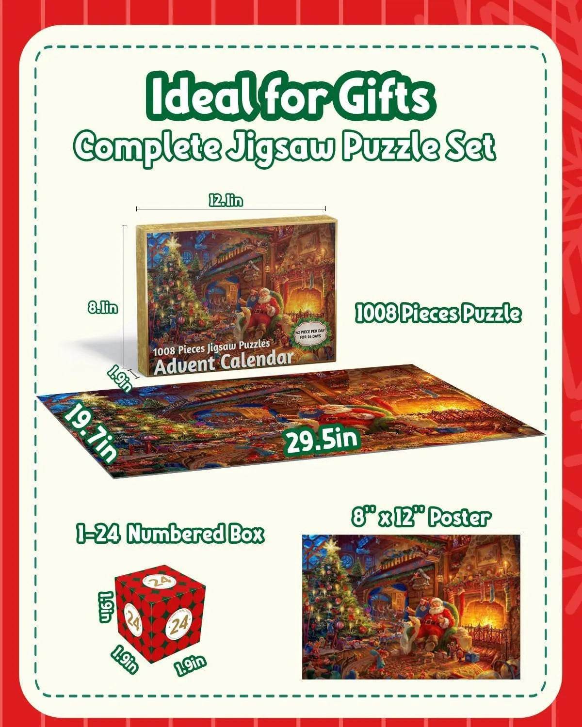 Christmas 24-day Countdown Scene Puzzle - Velora