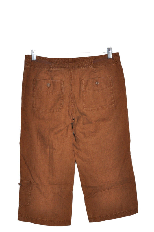 EDDIE BAUER Women Capri Pants Regular fit in Brown - 8 - Velora