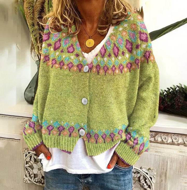 Printed Women's Sweater - Velora