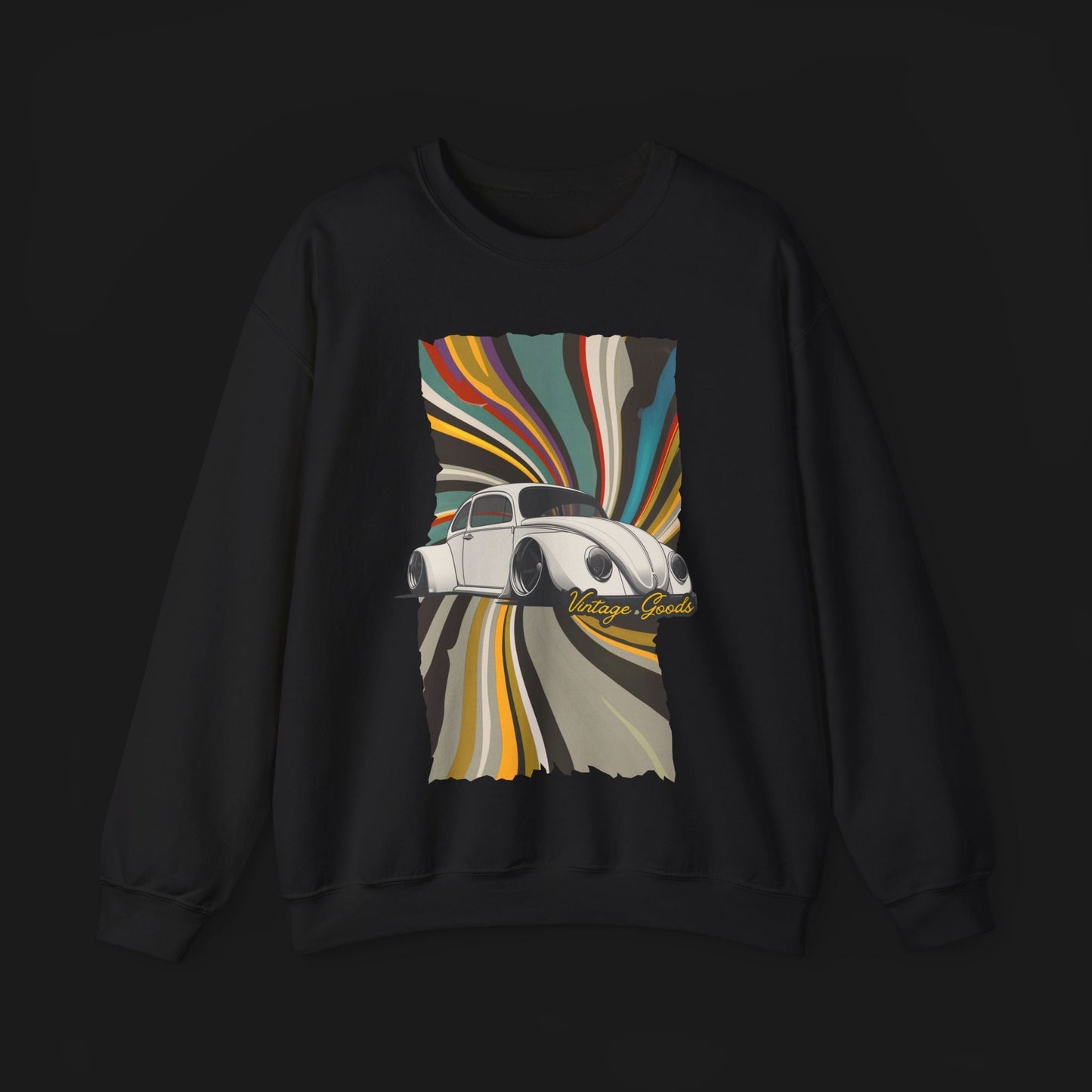 Vintage Goods Bug Automotive Graphic Crewneck | Mens & Womens (Unisex) Sweater - Velora