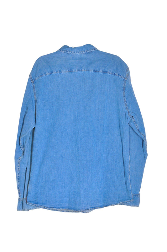 WRANGLER Men Denim Tops Regular fit in Blue - XL - Velora