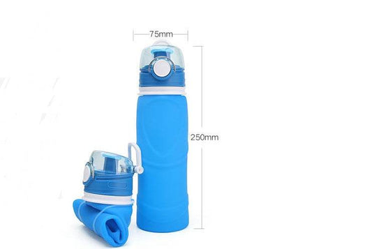 Foldable silicone Travel Hydrating water bottle - Velora