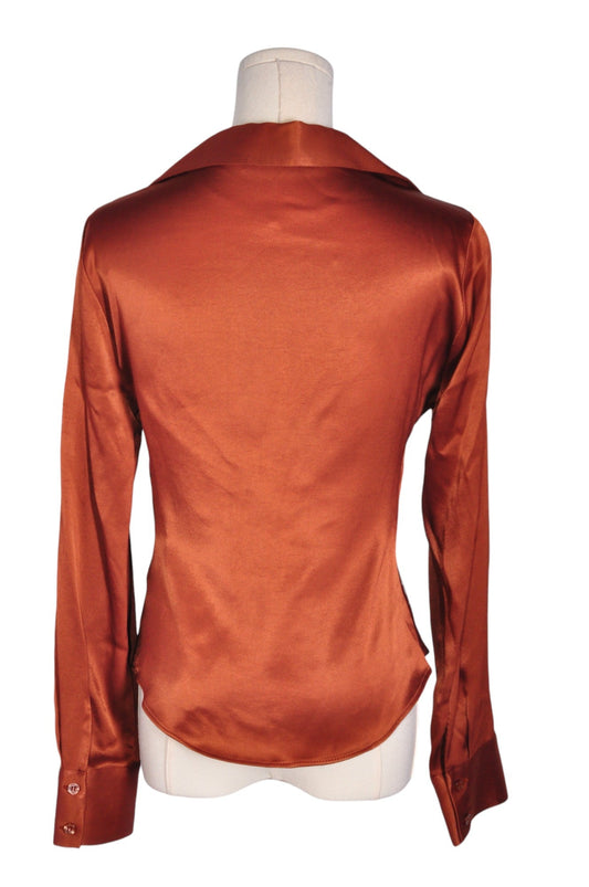 ZARA Women Button Down Tops Regular fit in Red - S - Velora