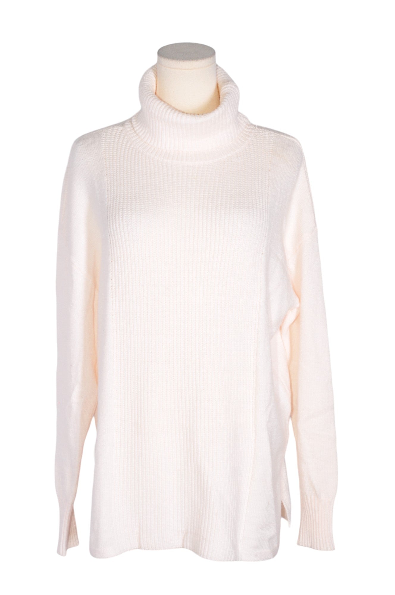 JOAN VASS Women Turtleneck Tops Regular fit in White - L - Velora