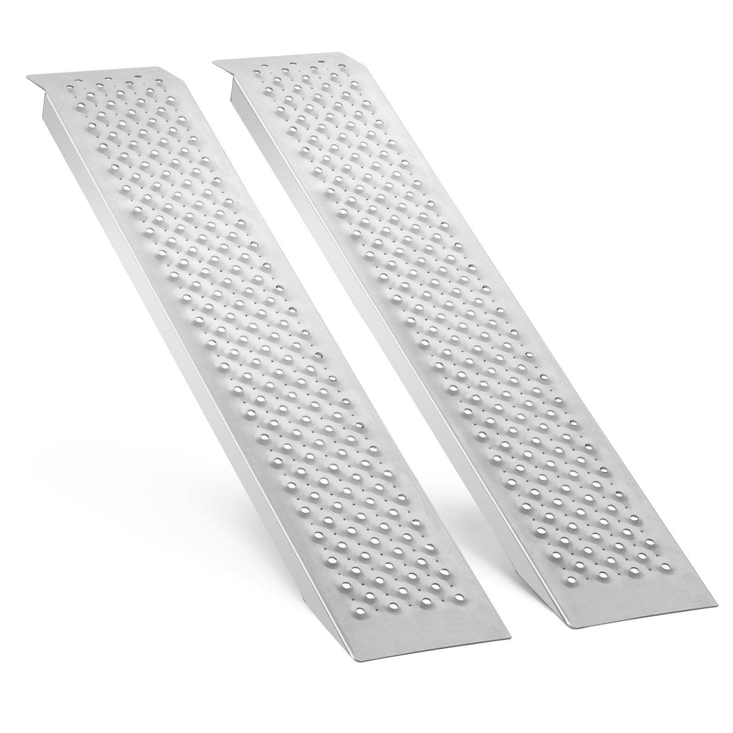 47.2 X 8.5 Aluminum Ramps 880 LBS Capacity Loading Ramps 2PCS - Velora