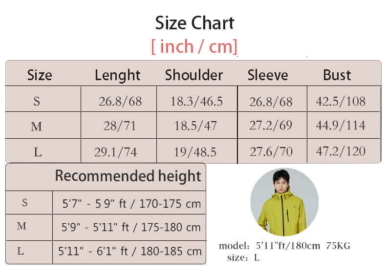 Thin Men's Windbreaker Jacket - Velora