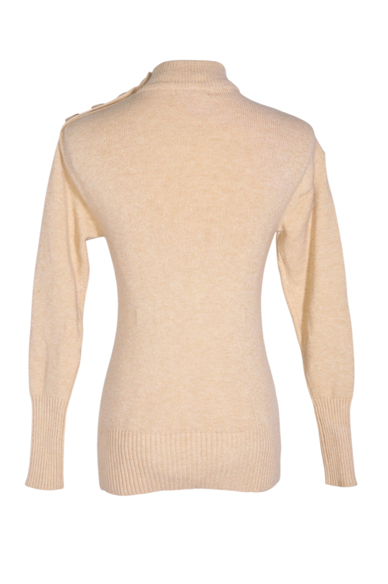 SUZY SHIER Women Knit Tops Regular fit in Beige - XS - Velora