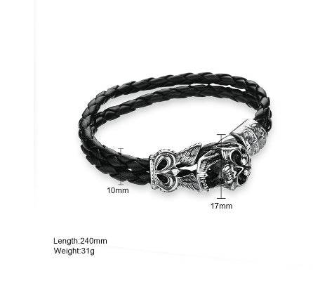 Stainless Steel Skull Bracelets - Velora
