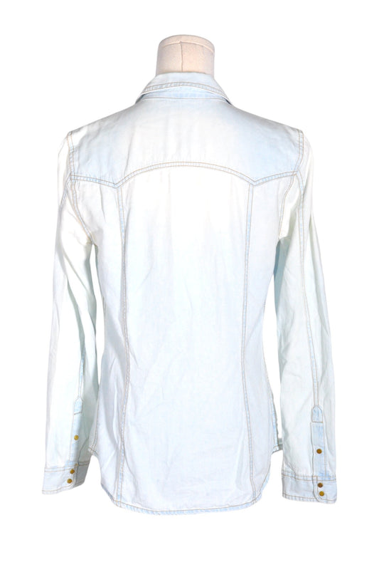 ZARA Women Denim Tops Regular fit in Blue - M - Velora