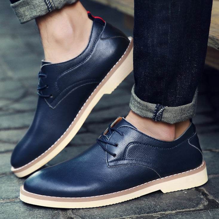 Men's leather shoes casual shoes - Velora