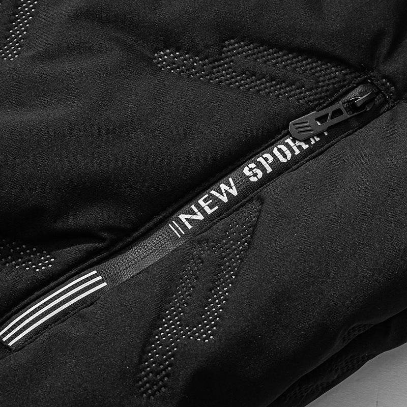 New Graphene-design Cotton Coat Winter Warm Thickened Fleece Jacket Fashion Casual Mens Clothing - Velora