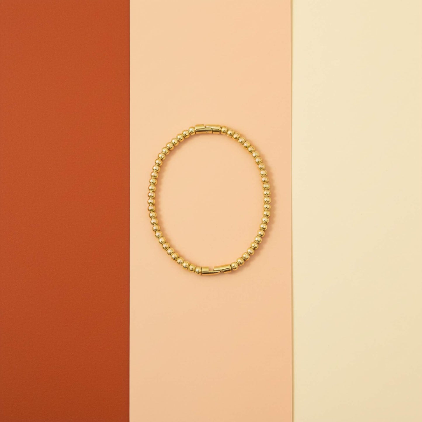 Aura Bond Gold Beaded Bracelet | Elegant style Jewelry