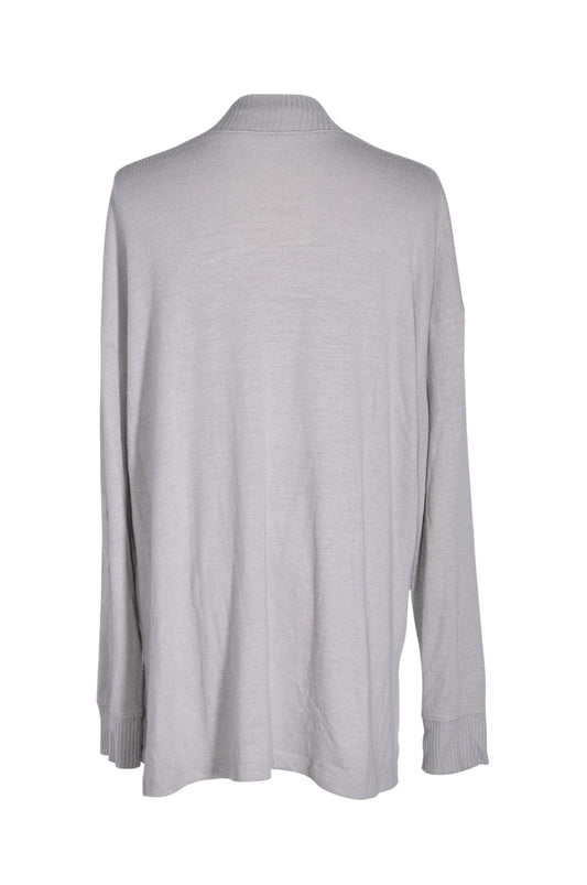 ABERCROMBIE & FITCH Women Knit Tops Regular fit in Gray - L Koop