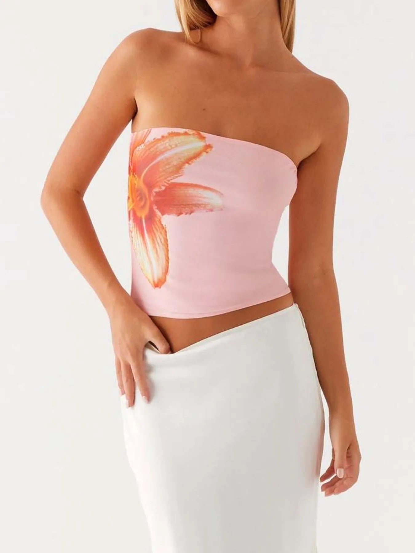 Flower Tube Top - Velora