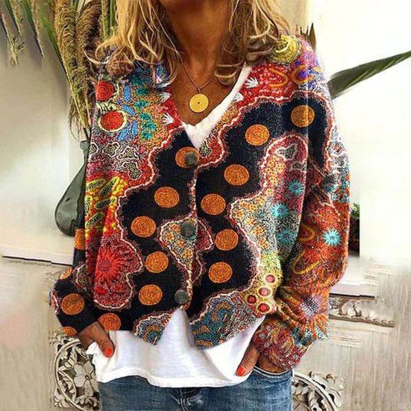 Printed Women's Sweater - Velora