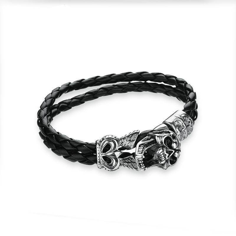 Stainless Steel Skull Bracelets - Velora