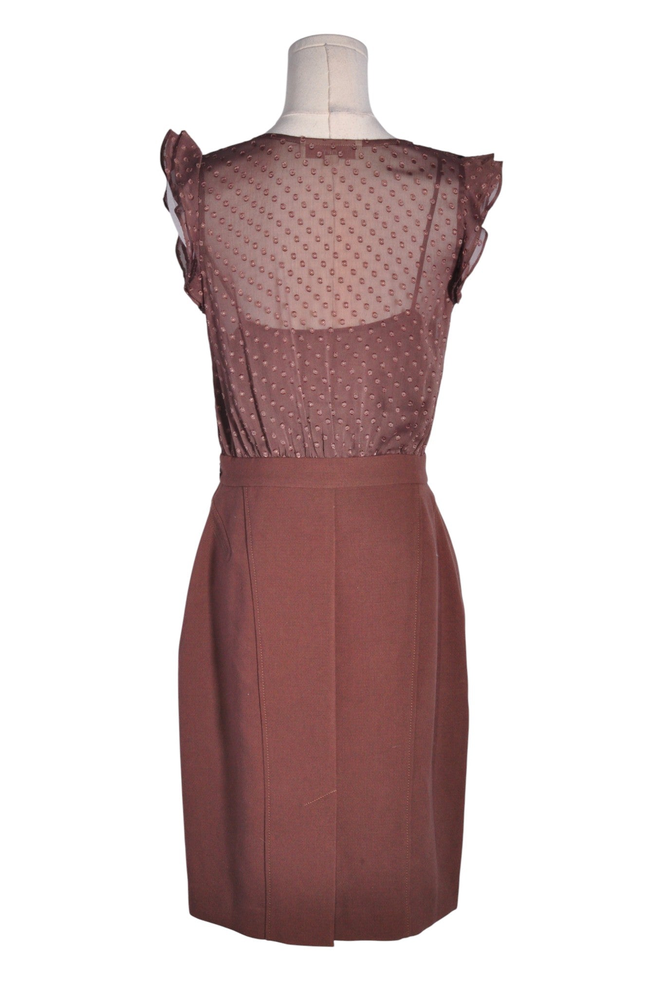 LOFT Women Midi Dresses Regular fit in Brown - 2 Koop