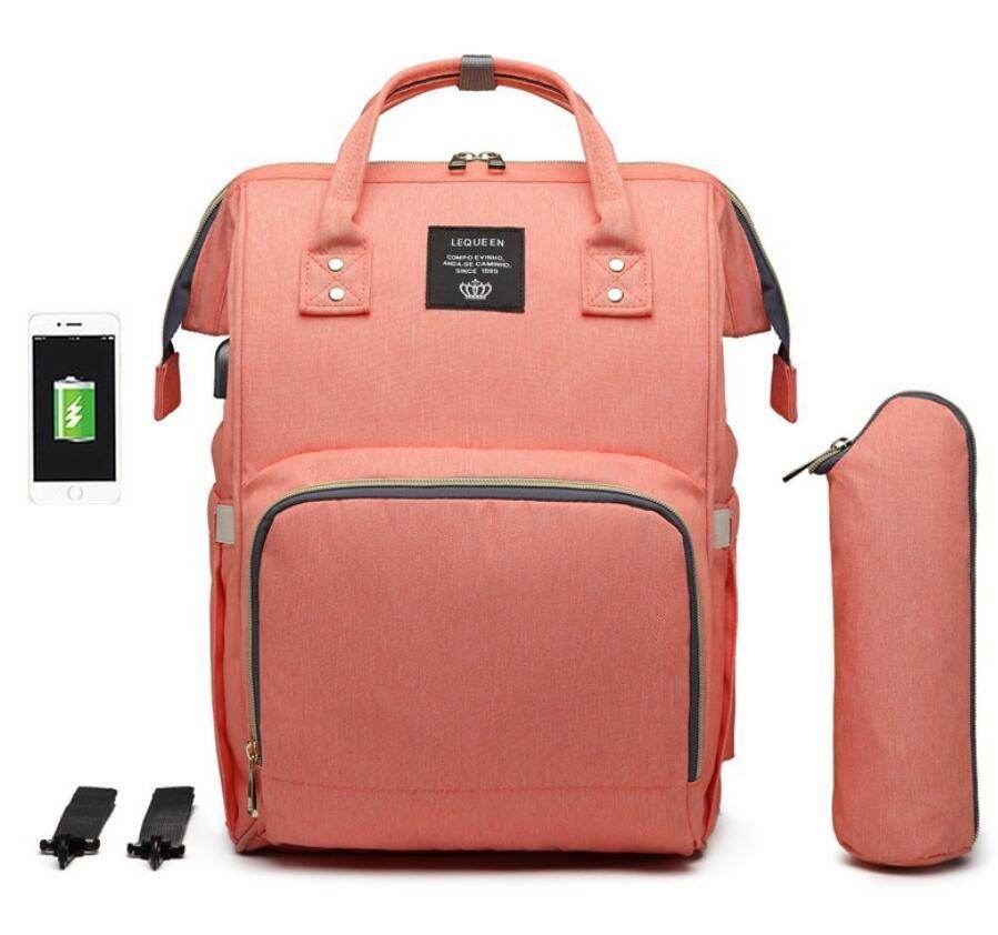 Large Capacity Diaper Bag Mummy Nursing Nappy Backpacks Travel Baby - Velora