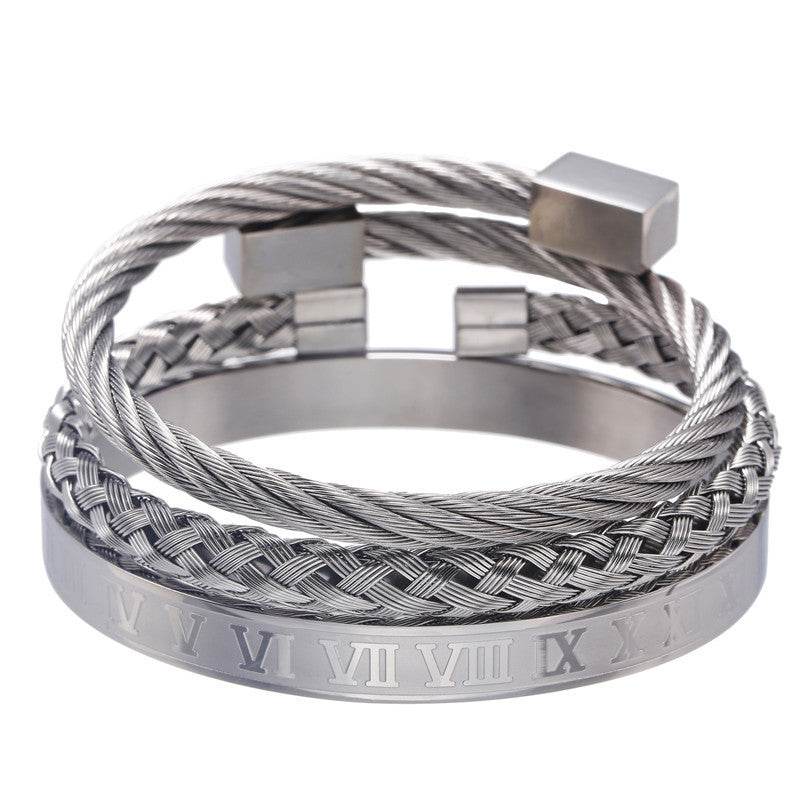 Three stainless steel bracelets - Velora