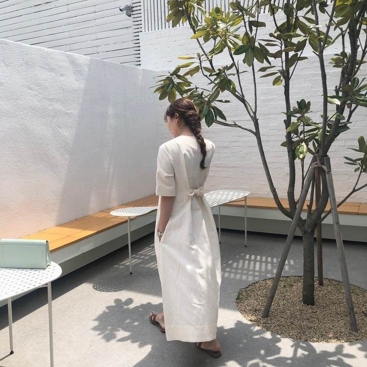 Elegant waist dress - Velora