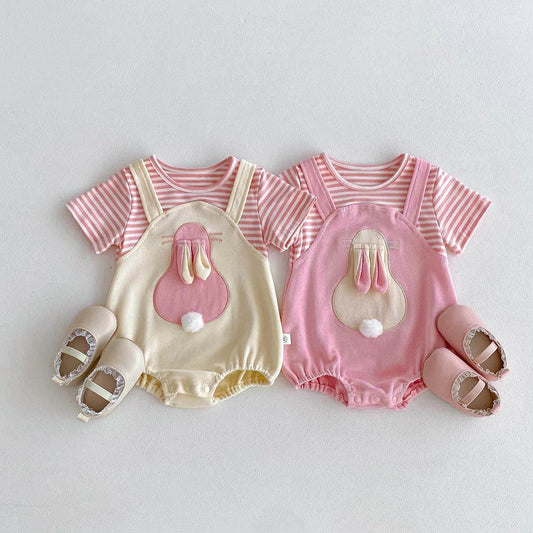 Baby Jumpsuit Fake Two Pieces Onesie - Velora