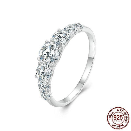 50 Points Moissanite Ring Proposal - Velora