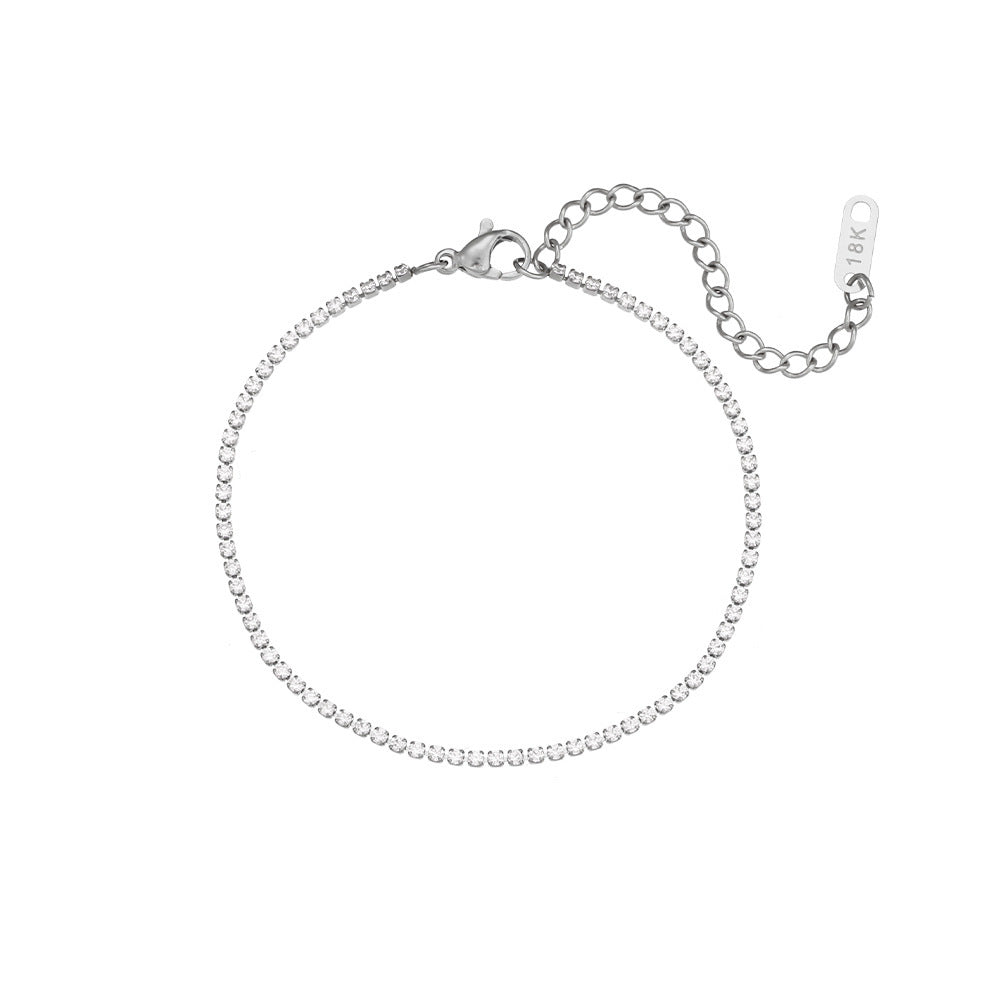 Stainless Steel Fashion Simple Bracelet Necklace Ornament Velora