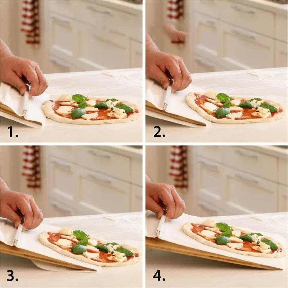 Kitchen Gadgets Sliding Pizza Shovel Non Stick Pizza Smooth Cutting Board Storage Transfer Board Kitchen Baking Tool - Velora
