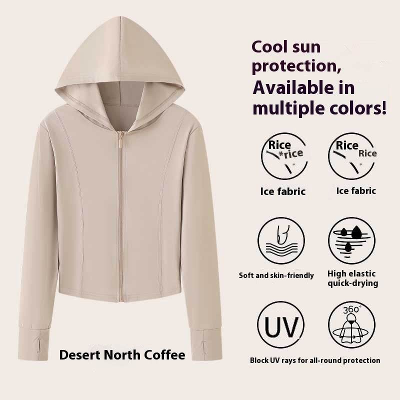 New Women's Sun Protection UV Protection Sports Jacket - Velora
