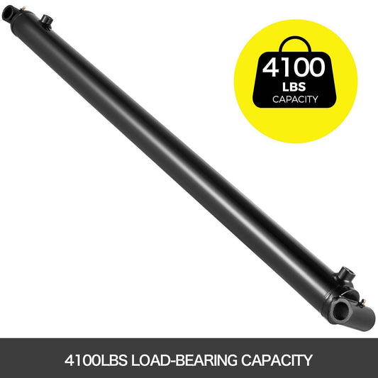 Hydraulic Cylinder 2 Bore 36 Stroke Hydraulic Ram Cylinder 3000psi Hydraulic Cylinders Welded Double Acting Cross Tube SAE6 Port Hydraulic Lifting Cylinder - Velora