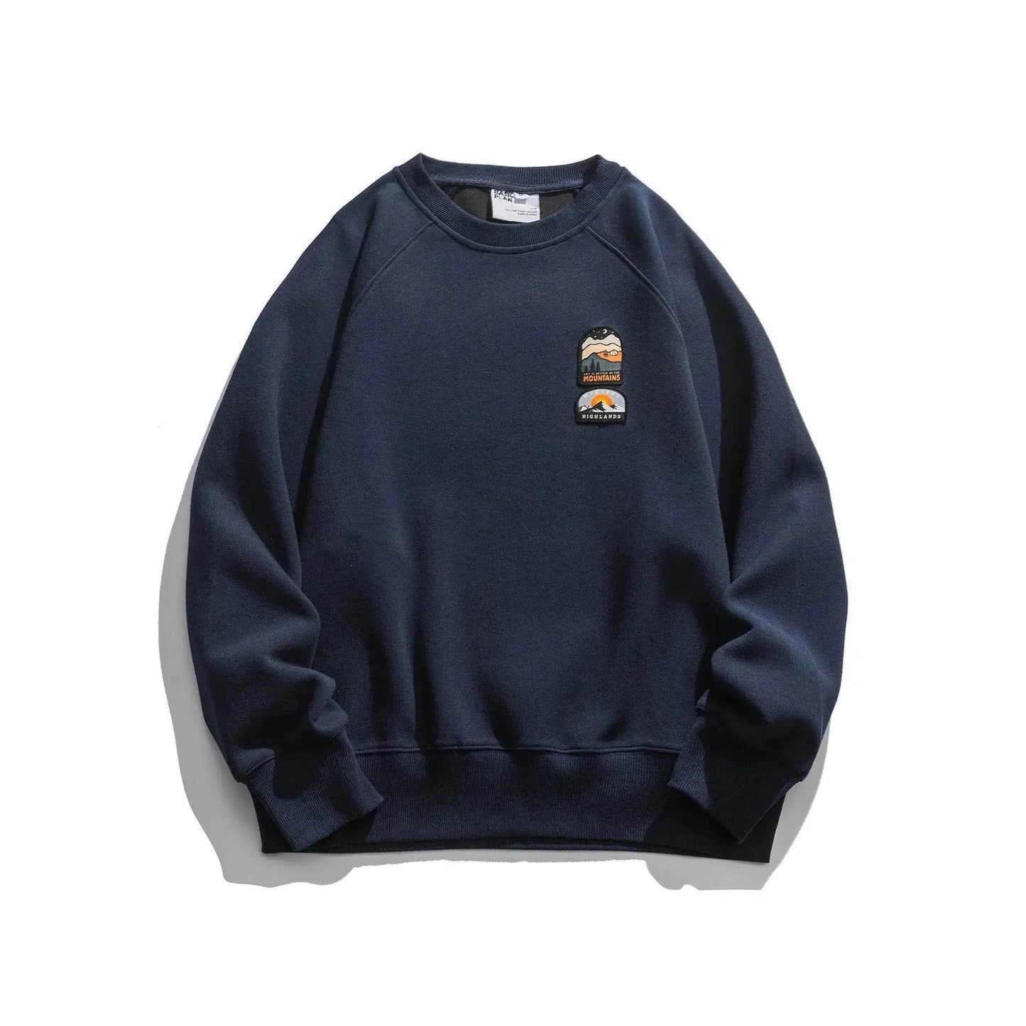 Men's Autumn Drop-shoulder Sleeve Round neck Oversized Pullover sweatshirts