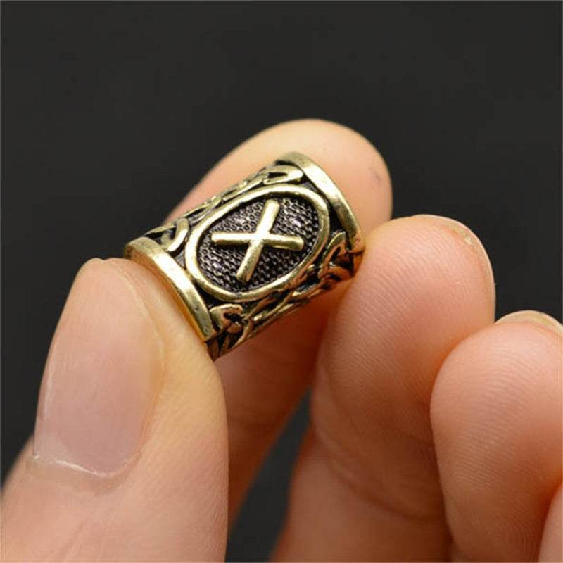 Set Of Viking Rune Beard Beads - Velora