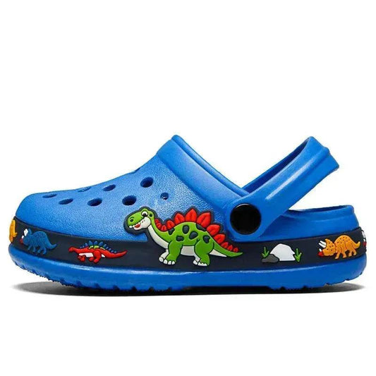 2-6y Kids Summer Boys Girls Sandals Flat Heel Cartoon Soft Bottom Beach Slippers Children Garden Shoes - Velora
