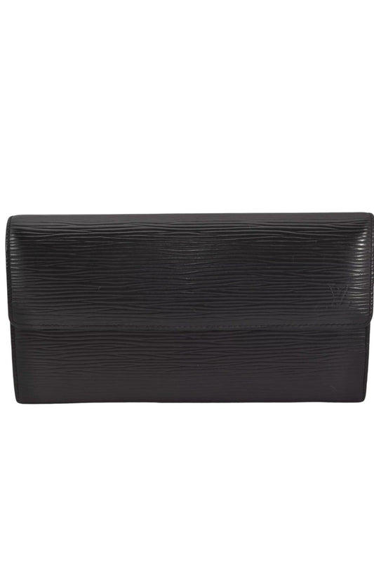 Louis Vuitton Epi Pochette Porte Monnaie Credit Wallet M63572 Black 8020K - Velora