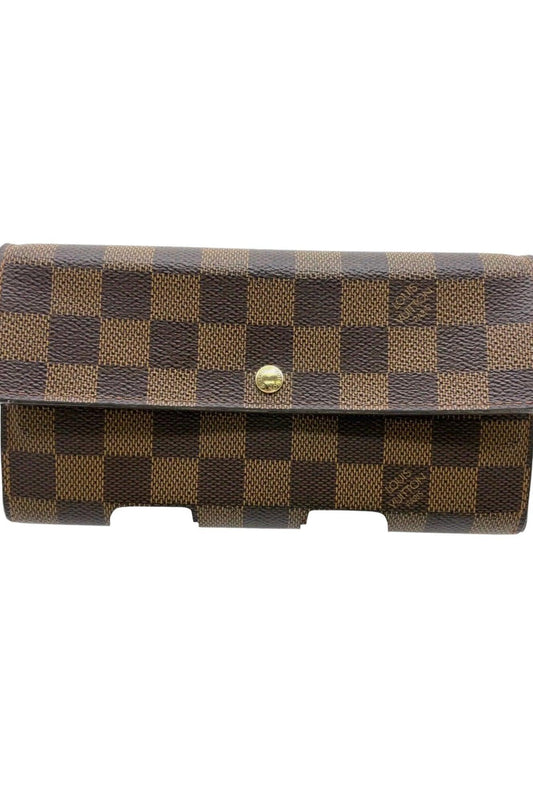 Louis vuitton Damier Ebene Pochette Porte Monnaie Carte - Velora