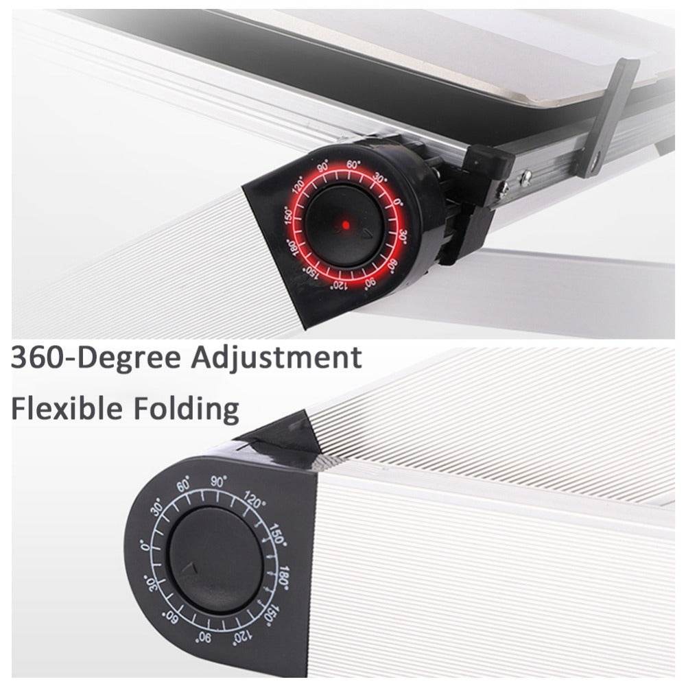 Foldable Laptop Stand Ergonomic Desk Tablet Holder - Velora