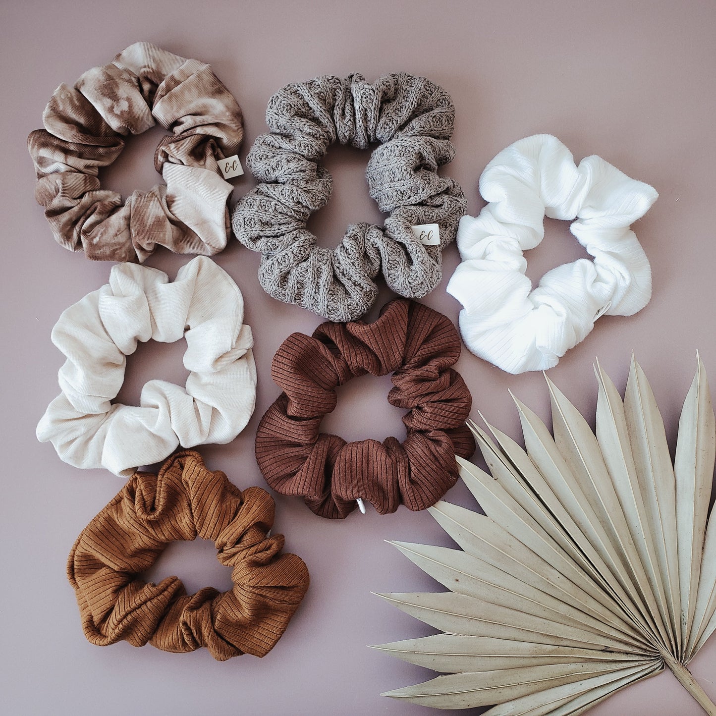 Ribbed Modal Scrunchie | White - Velora