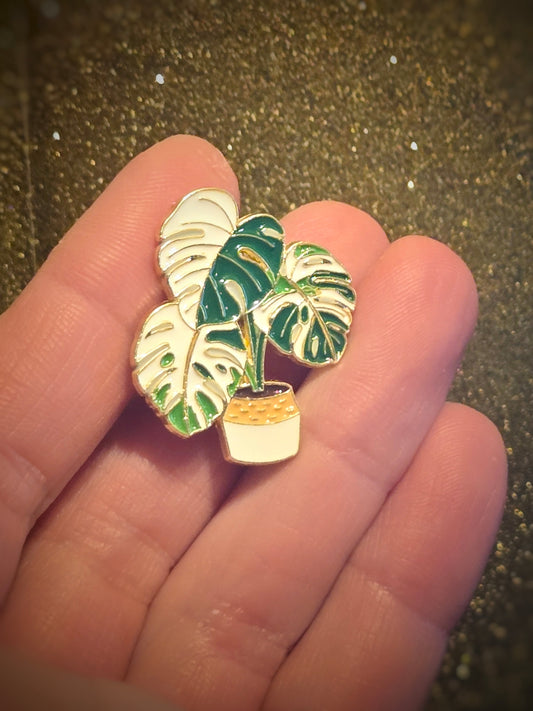 Variegated Monstera Plant | Collectible Pin - Velora
