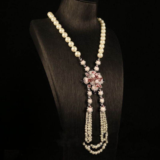 Exquisite Elegant Elegant All-match Flower Necklace Suit - Velora