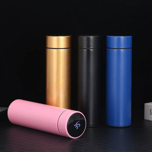 500ML Smart Water Bottle Stainless Steel Vacuum Flasks Intelligent Temperature Display Coffee Mug Cup - Velora