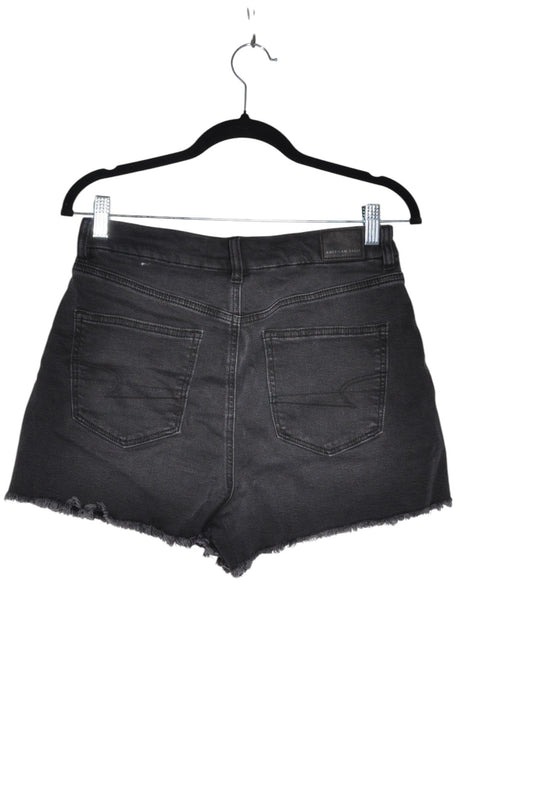 AMERICAN EAGLE Women Denim Shorts Regular fit in Black - 8 - Velora