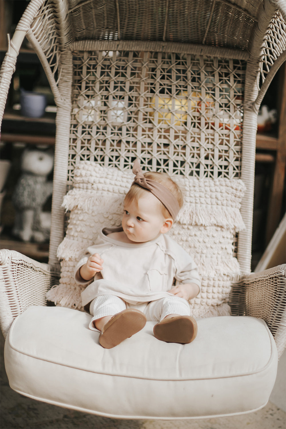 Topknot Headwrap | Mocha - Velora