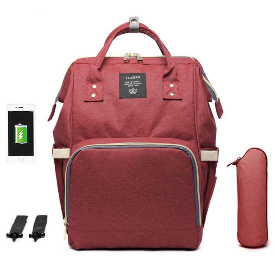 Large Capacity Diaper Bag Mummy Nursing Nappy Backpacks Travel Baby - Velora