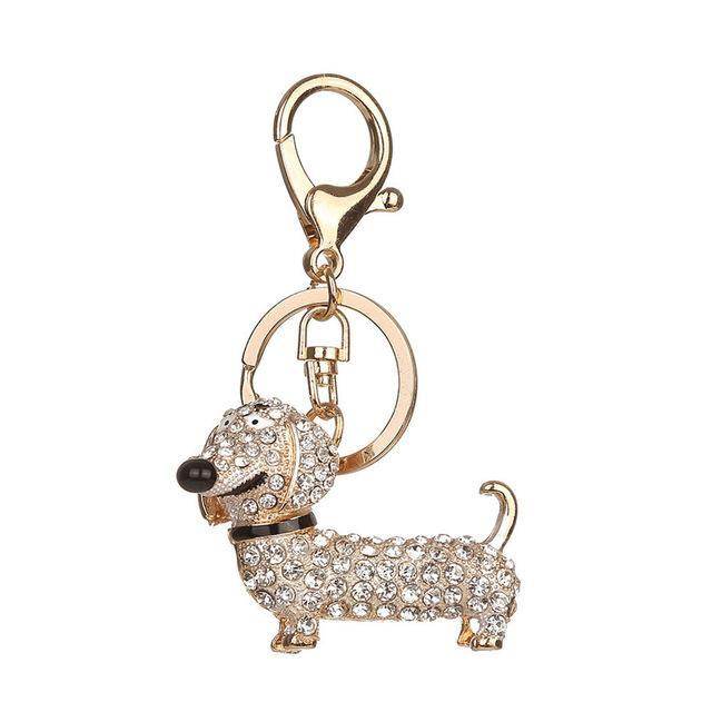 Beautiful Dachshund Keychain - Velora
