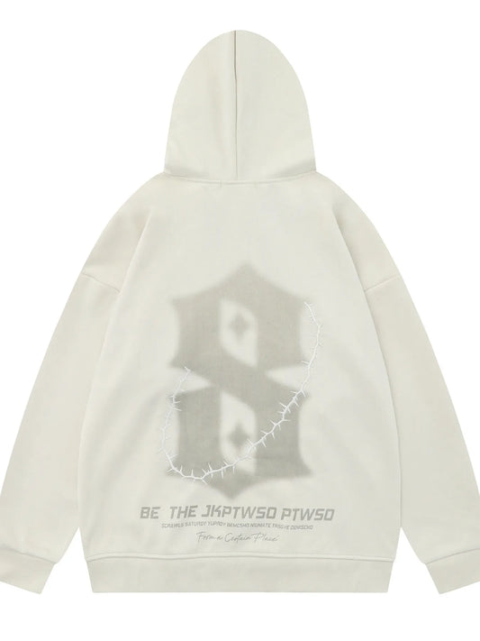 Men's Kangaroo Pocket Long Sleeve Hoodie - Velora