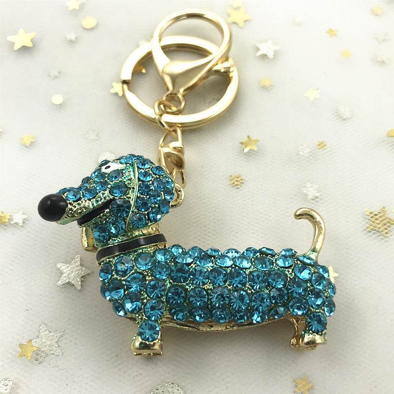 Beautiful Dachshund Keychain - Velora
