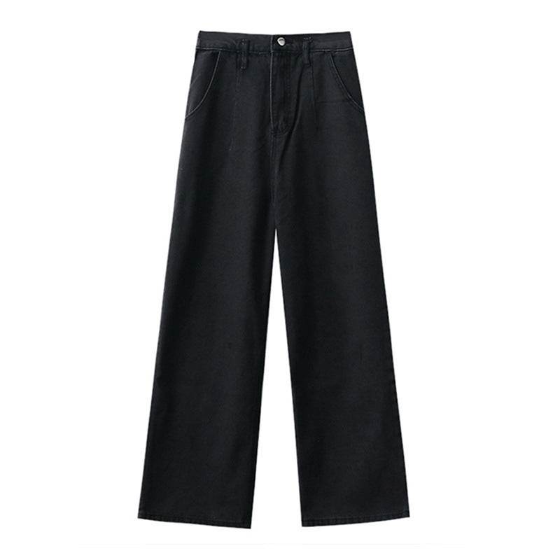 Harajuku black daddy jeans - Velora