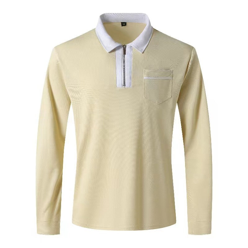2024 Autumn Mens Long Sleeve Zipper Polo Shirts https://like2b-uy